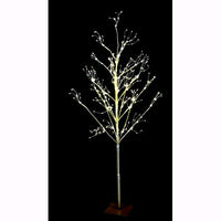 Albero di Natale LED 375 Nanoled Luce Calda Altezza 90 cm Struttura metallo dorato D2920