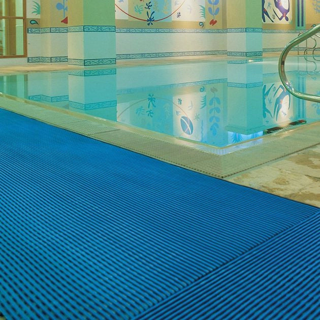 Tappetino Antiscivolo piscina FLOORLINE in pvc - Tappetino Antiscivolo Piscina Floorline In Pvc  Rotolo 10 M X 91 Cm, Colore White Misure: 10 X 0.91 m, Colore: Green