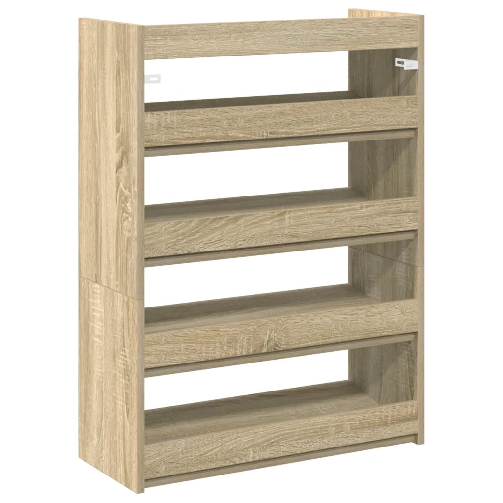 Scarpiera | Mobile per scarpe Rovere Sonoma 60x25x81 cm in Legno Multistrato