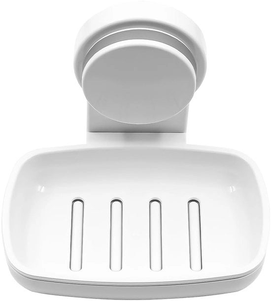 Sacchetto di sapone Antiscivolo - Sacchetto di sapone per parete - Sacchetto di sapone senza foro - Sacchetto di sapone con scarico - Sacchetto di sapone in plastica - Sacchetto di sapone bianco - Dispensatore di sapone