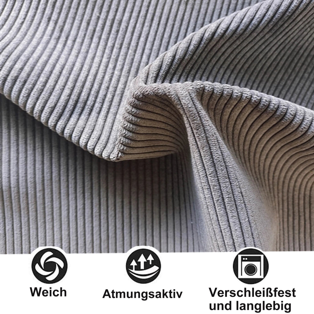 Letto poltrona funzionale in velluto grigio 90x200 cm
