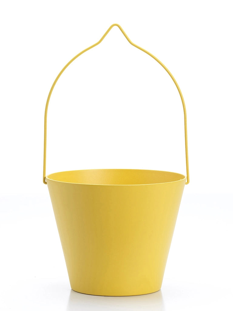 Secchiello per Rubinetti Porta-Secchio 25x23x18 cm in Alluminio Belfer 42/SC Giallo