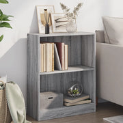 Libreria Grigio Sonoma 60x24x76 cm in Legno Multistrato 815085