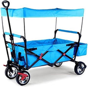 Carrello per bambini - Carrello con maniglia da traino - Blu