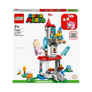LEGO 71407 Super Mario La Torre di Ghiaccio e il Costume del Gatto Pesca, Set di Espansione, Minifigure di Rospo, Castel