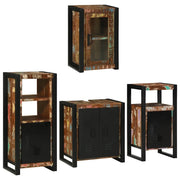Set di mobili per il bagno 4 pcs Legno massello riciclato 3305697