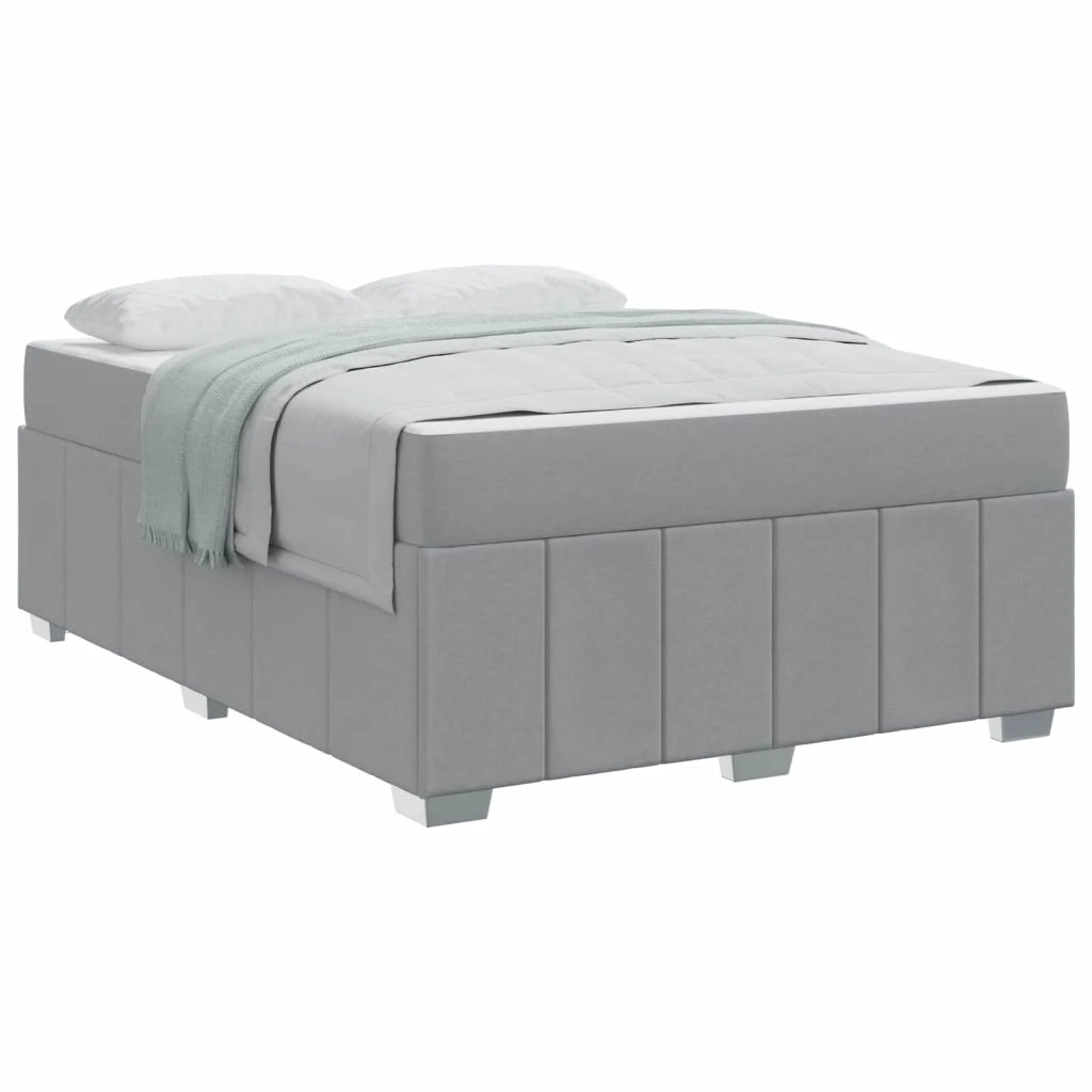 Struttura del letto Grigio chiaro 160 x 200 cm Tessuto 3398293