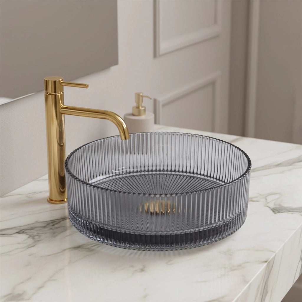 Lavabo Da Appoggio Rea Ingrid Grey