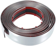 Protezione per raccordi porta 50mm larghezza - PVC - Argento - 500cm lunghezza - Universale - Protezione contro graffi - Striscia di protezione per raccordi porta