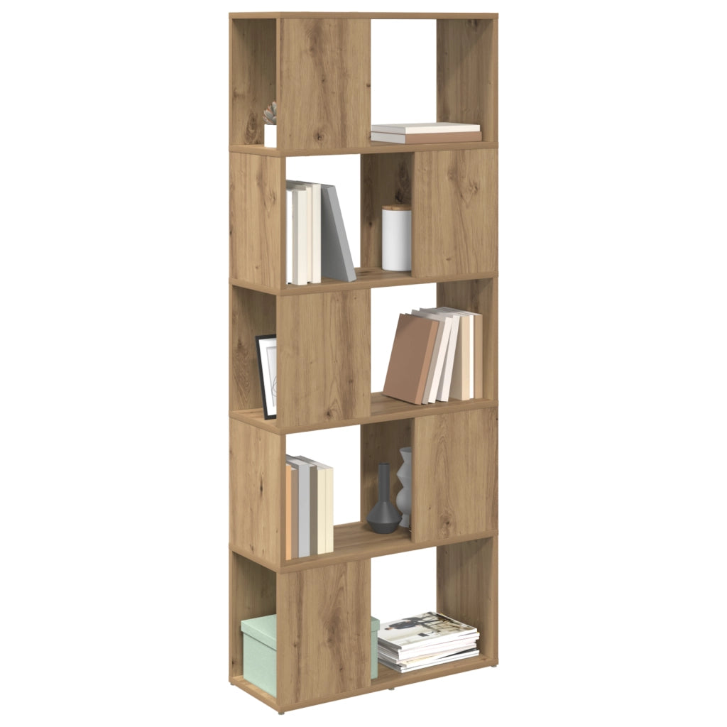 Scaffale Rovere Artigianale Truciolare 60 x 24 x 155 cm Scaffale