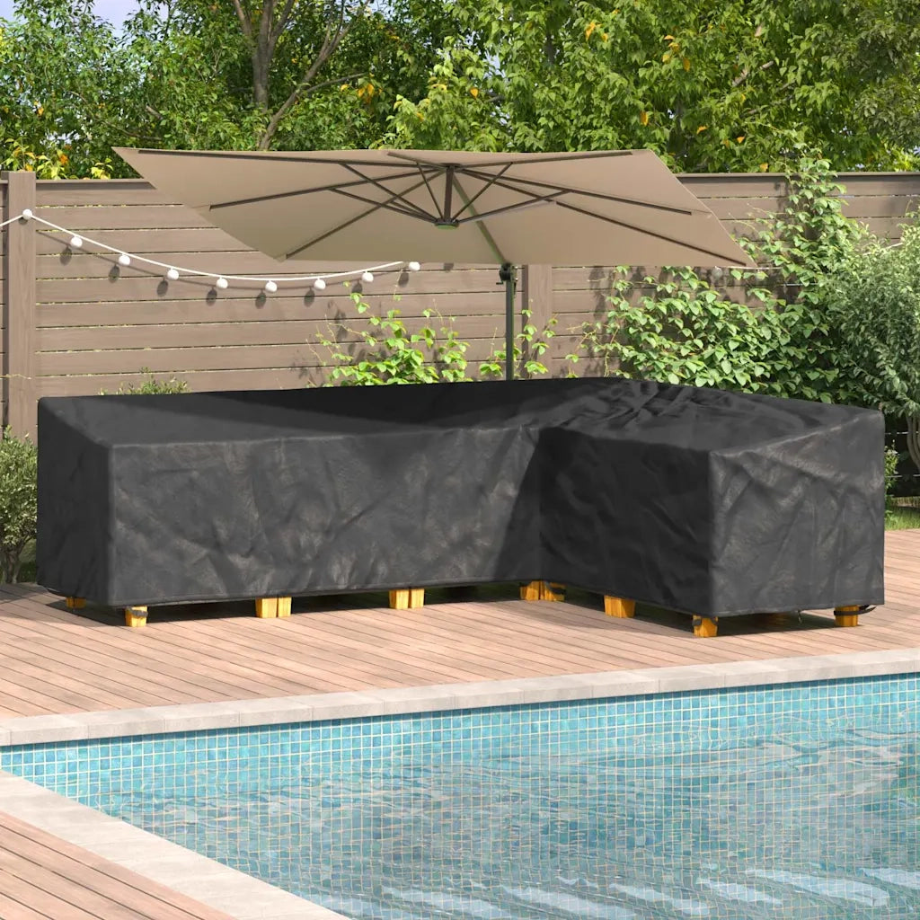 vidaXL Copertura per mobili da esterno 286 x 222 x 80 cm Tessuto 210D