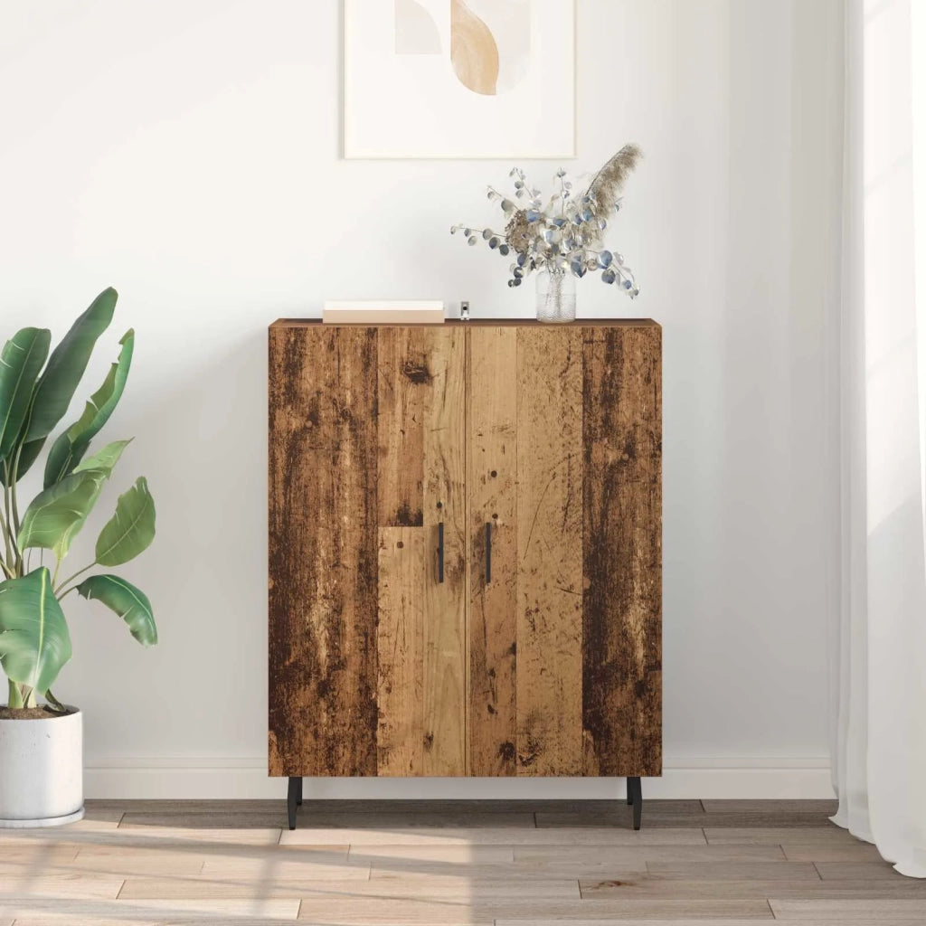 Credenza | Madia | Buffet da pranzo | Armadio da pranzo Legno vecchio 69,5 x 34 x 90 cm Legno multistrato