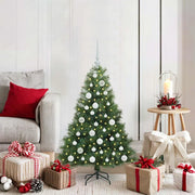 Albero di Natale artificiale con 150 LED Verde 120 cm PE e PVC 3397760