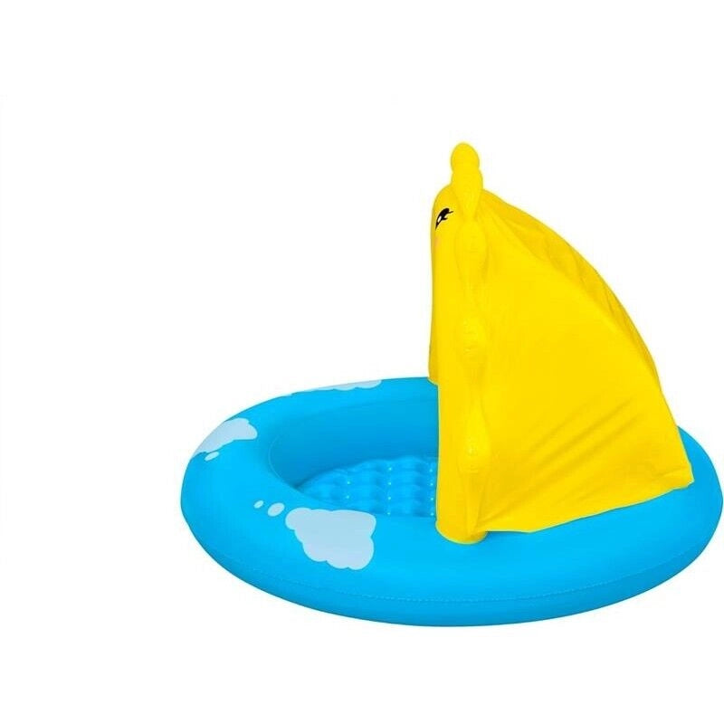 BESTWAY PISCINA SUNNY DAYS CON FONDO GONFIABILE E COPERTURA 101X97X71 CM PER BAMBINI 2+