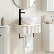 Lavabo da Parete Bianco Lucido 40 x 35 x 39 cm