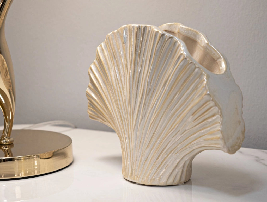 Vaso Perly 27x8x19 cm in Ceramica Perla