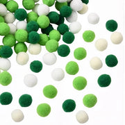 400 Stuks Pompom Balloni Verdi per Creazioni DIY