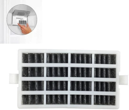Filtro antibatterico - Adatto per frigorifero Whirlpool W10311524/AIR1 RAF1180 - filtro a carbone attivo (7,7 x 4,6 x 1,4 cm)