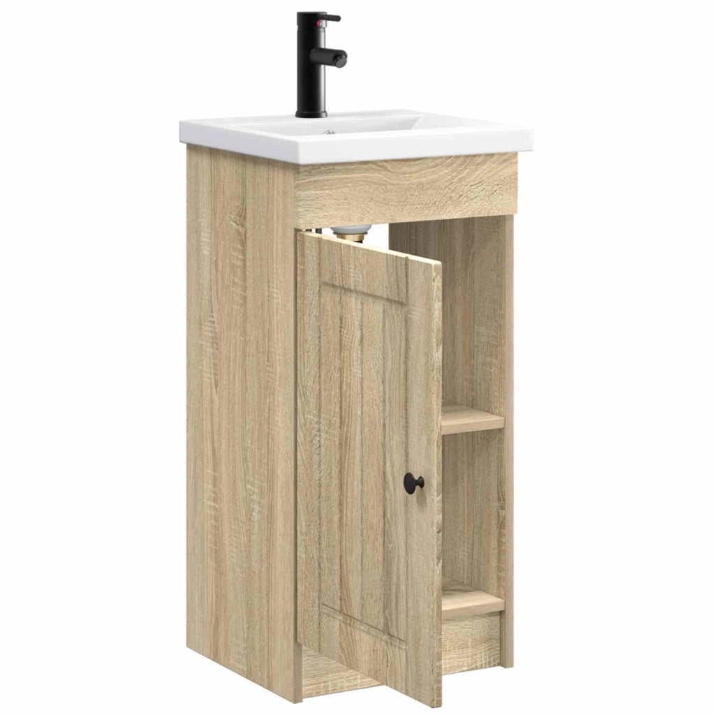 Mobile da bagno con lavabo Rovere Sonoma 42 x 40 x 84,5 cm