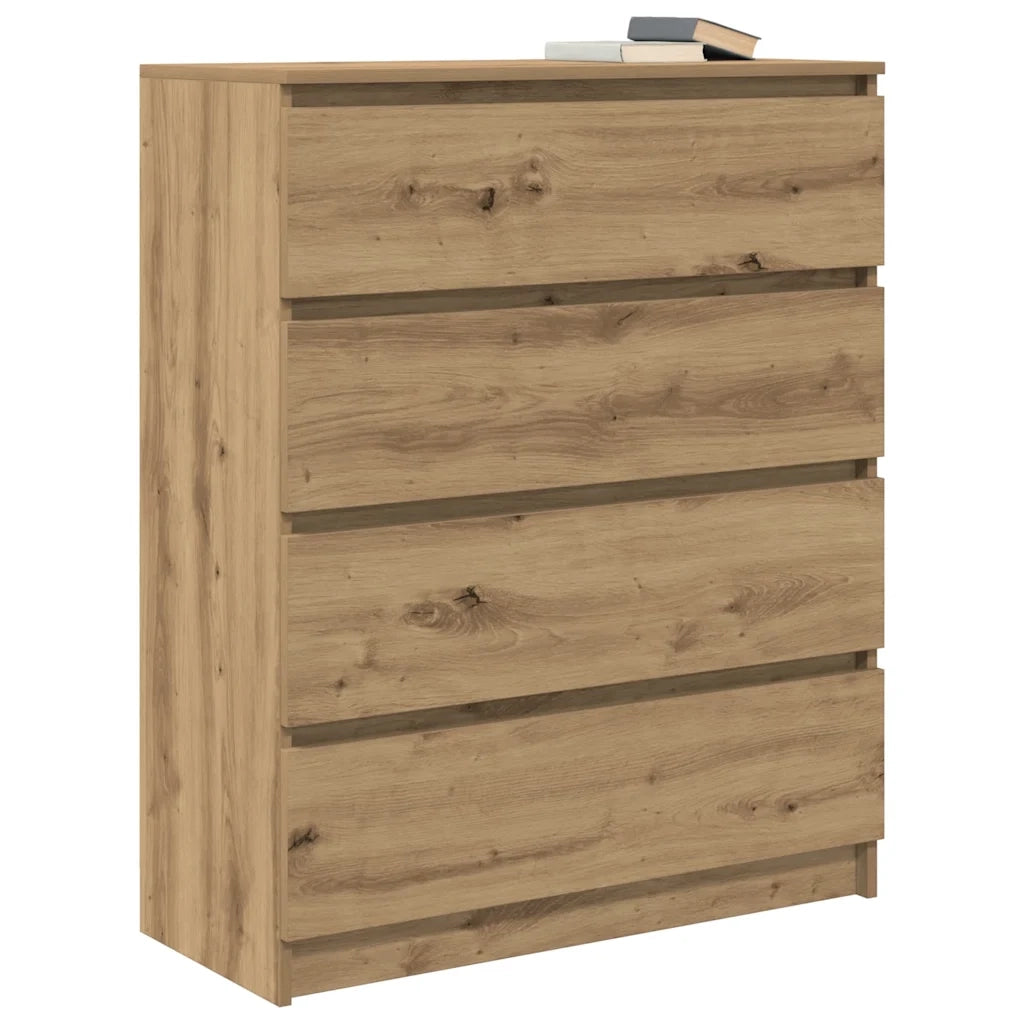 Credenza Rovere Artigianale 80x35x99 cm in Legno Multistrato 3328488