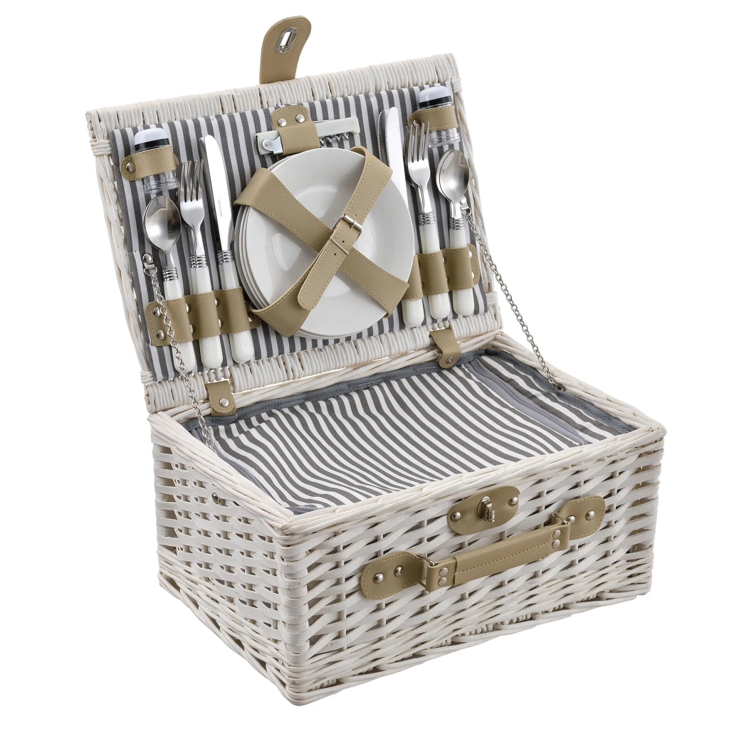 Cestino da picnic per 4 persone bianco 03_0010211