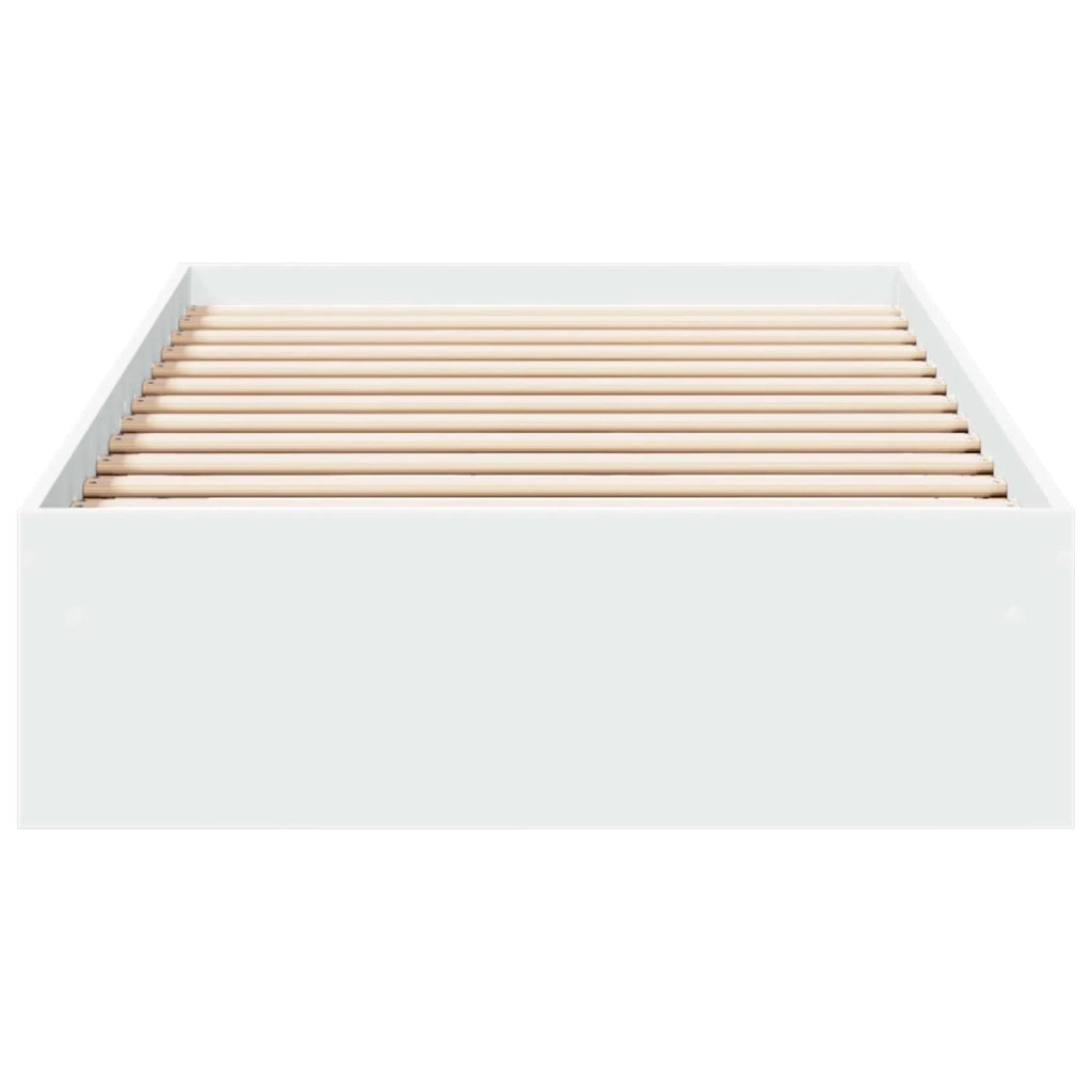 Telaio del letto con storage con cassetto Bianco 80 x 200 cm 3429589