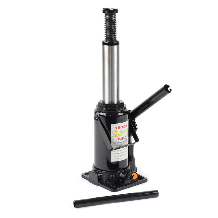 Cric a bottiglia da 10 t abbassamento lento 205-390 mm Martinetto idraulico