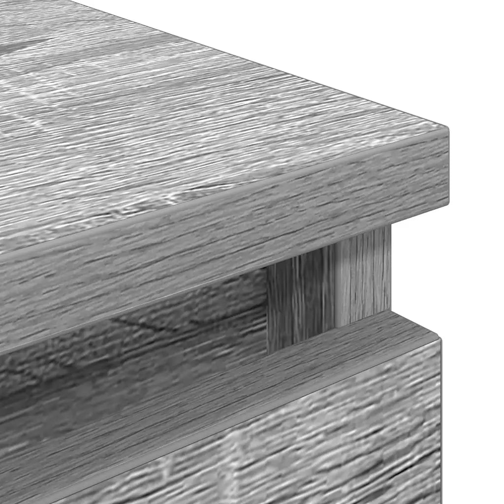 Mobile TV Grigio Sonoma 100x35x54 cm in Legno Multistrato