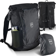 Zak da Prestigio con chiusura rolltop, capienza di 26 a 34 litri, costruzione impermeabile e robusta, borsa da lavoro, viaggio e tempo libero