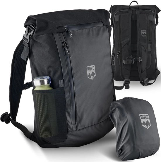 Zak da Prestigio con chiusura rolltop, capienza di 26 a 34 litri, costruzione impermeabile e robusta, borsa da lavoro, viaggio e tempo libero