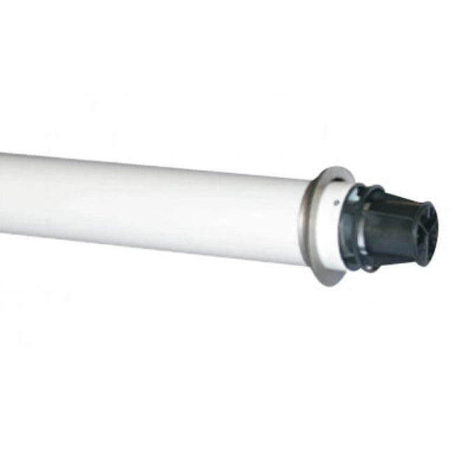 TUBO COASSIALE CON TERMINALE PER SCALDABAGNO TIRAGGIO FORZATO ø 60/100   BAXI SPA
