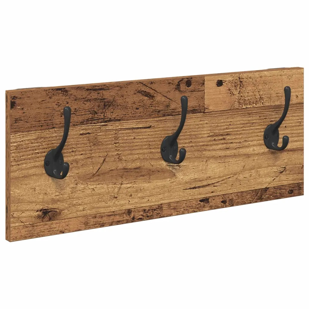 Set mobili da ingresso 4 pcs Legno vecchio Legno multistrato 871527