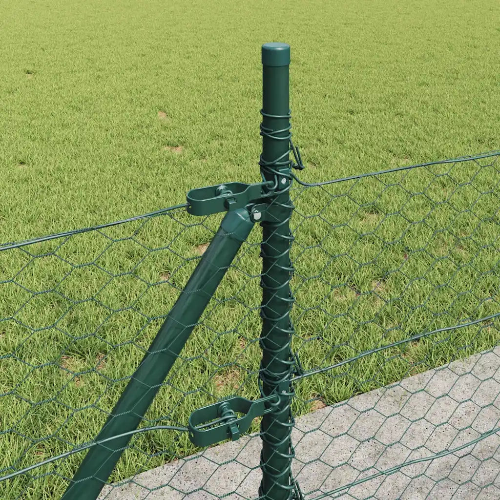 Palo della recinzione Verde 100 x 0,4 m (rete da 36 mm)