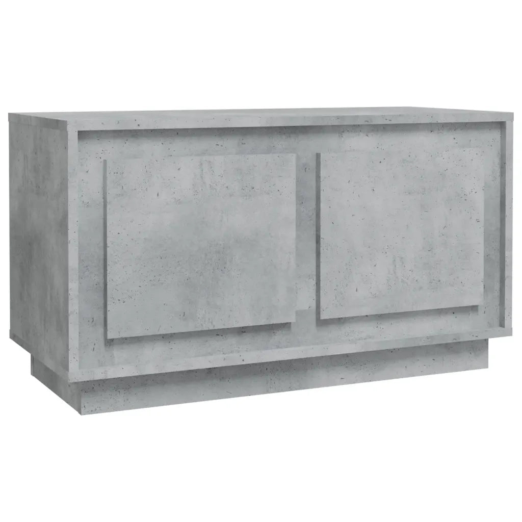 Mobile Porta TV-Mobile per TV-Credenza TV Grigio Cemento 80x35x45 cm in Legno Multistrato
