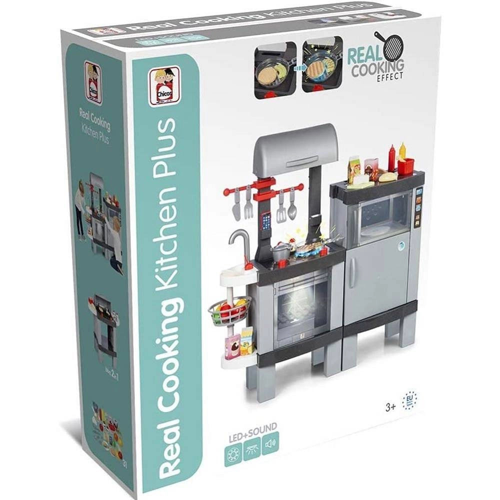 Trade Shop - Cucina Giocattolo Con Barbecue Per Bambini Luci E Suoni E Alimenti Cambio Colore -