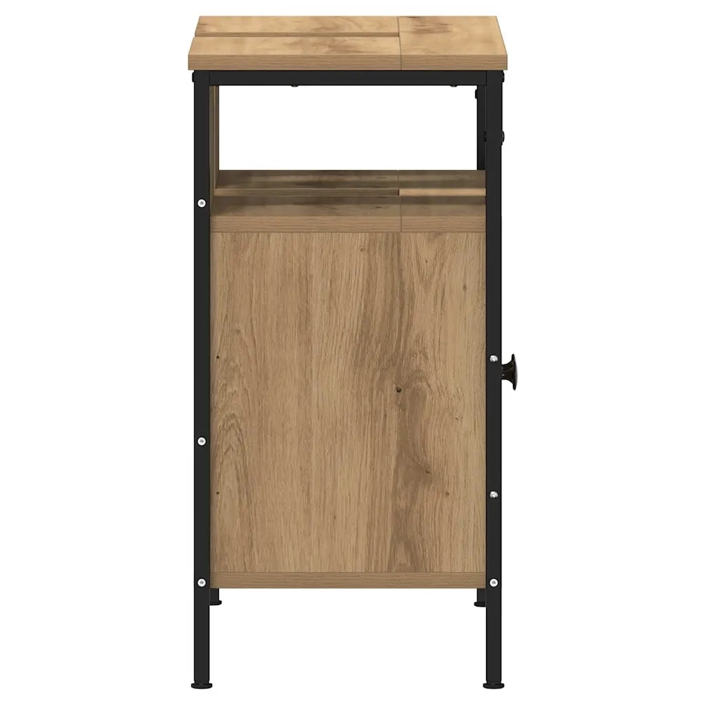 vidaXL Mobile Lavabo Bagno Rovere Artigianale 60x30x60cm Truciolato