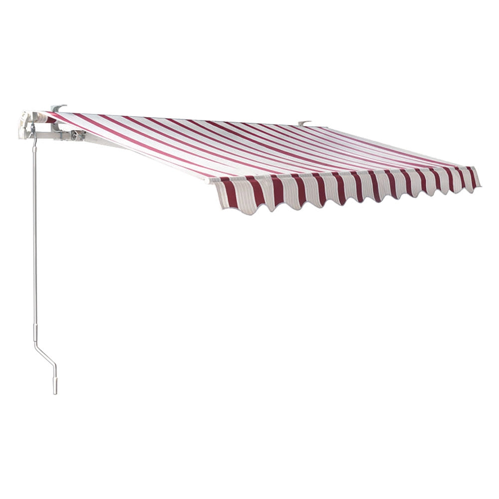 Tenda da sole avvolgibile 300x200 bordeaux/crema