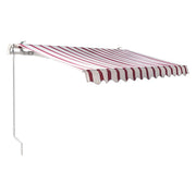 Tenda da sole avvolgibile 300x200 bordeaux/crema