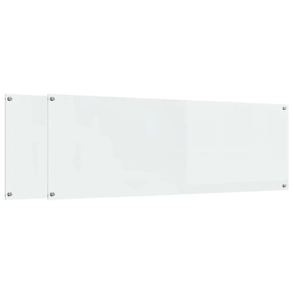 Schienale da cucina 2 pcs Trasparente 120 x 40 cm