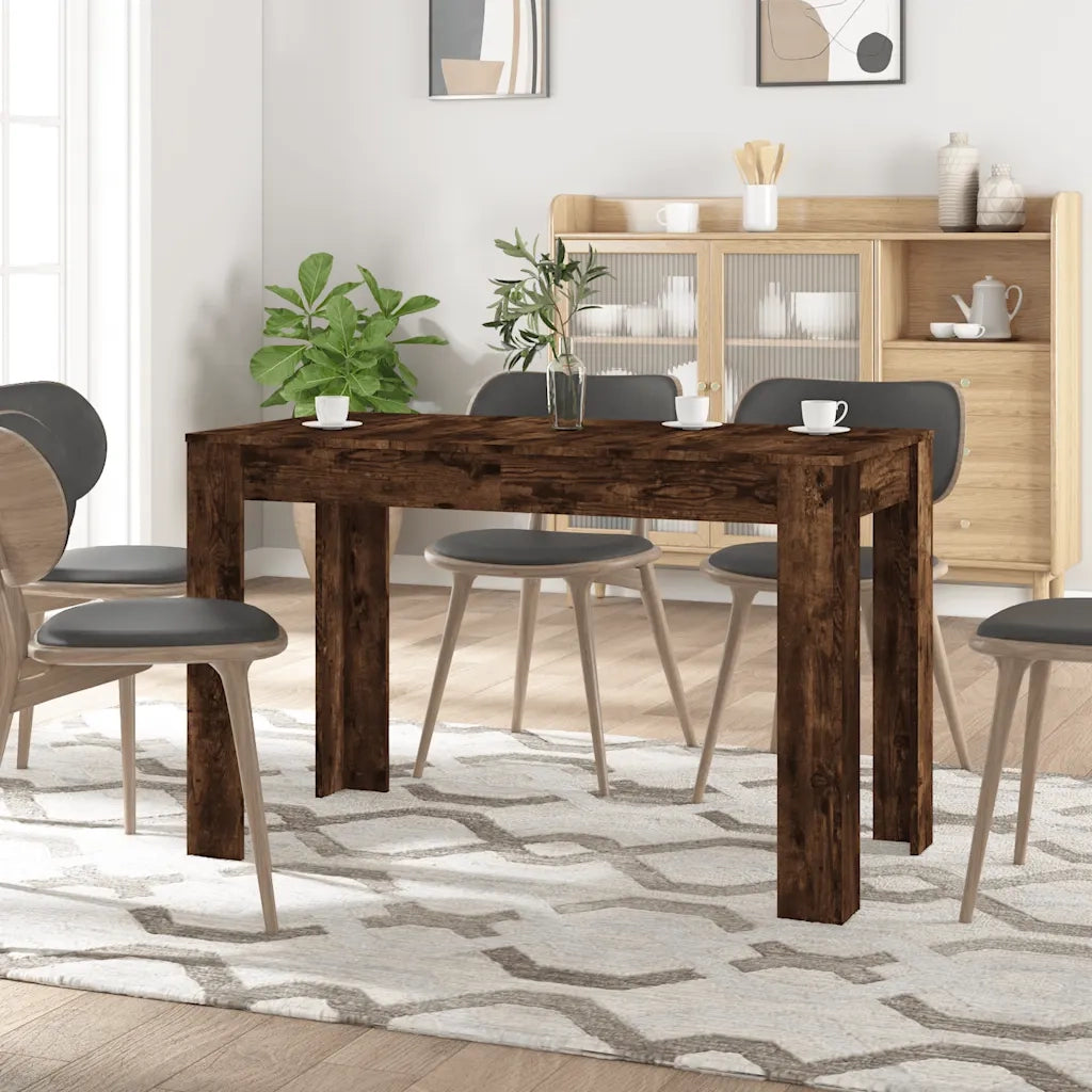 Tavolo da Pranzo | Tavolo da cucina Rovere Fumo 120x60x76 cm Legno Multistrato