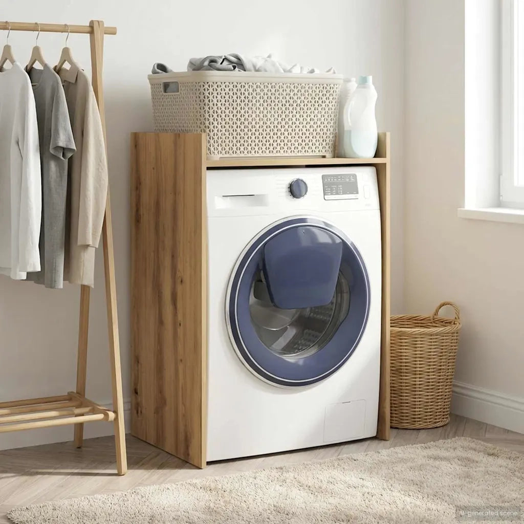 Mobiletto per lavatrice Rovere Artigianale 67,5 x 48 x 97 cm 8006823