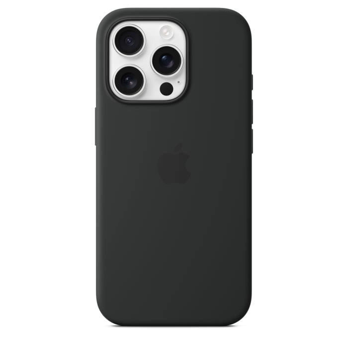 APPLE iPhone 16 Pro - Custodia in silicone con MagSafe - Nero