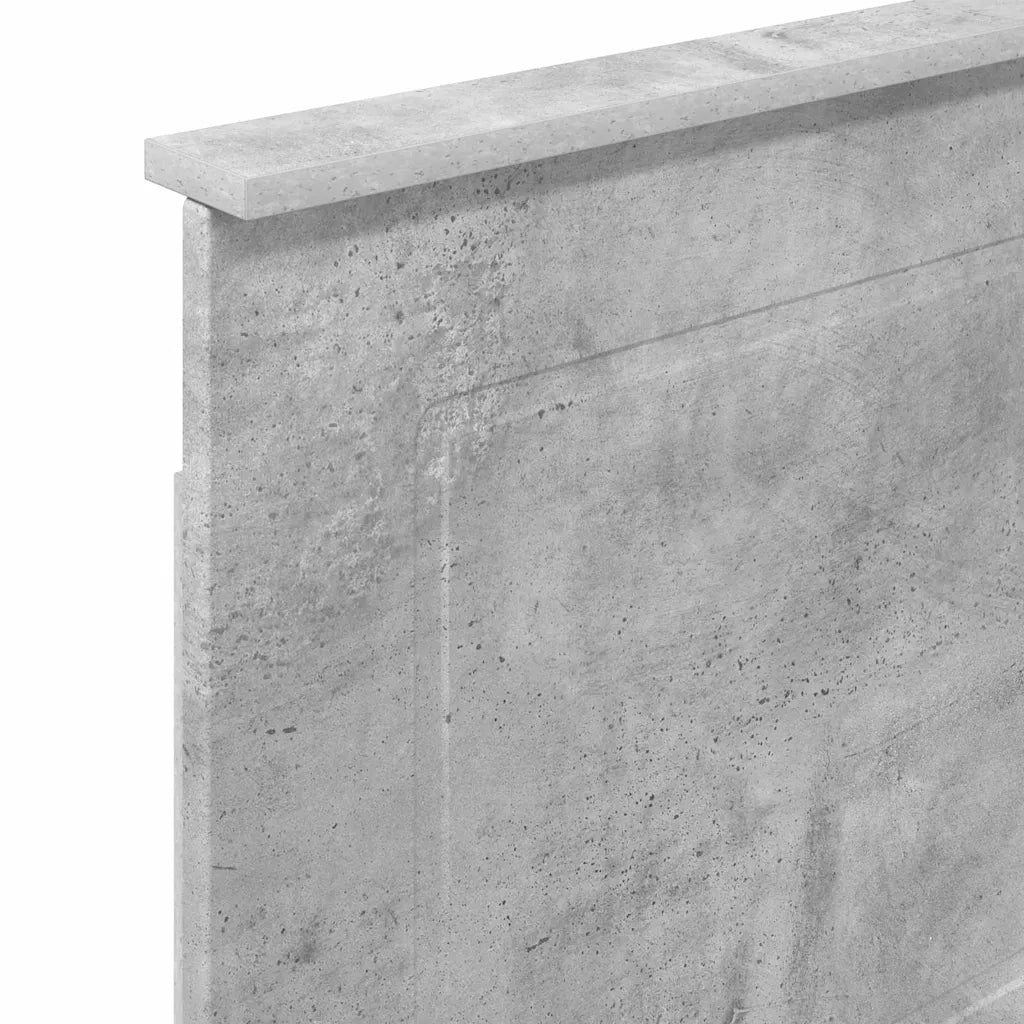 Testiera-Testata-Testiera Decorativa Grigio cemento 100 cm Legno multistrato 533106