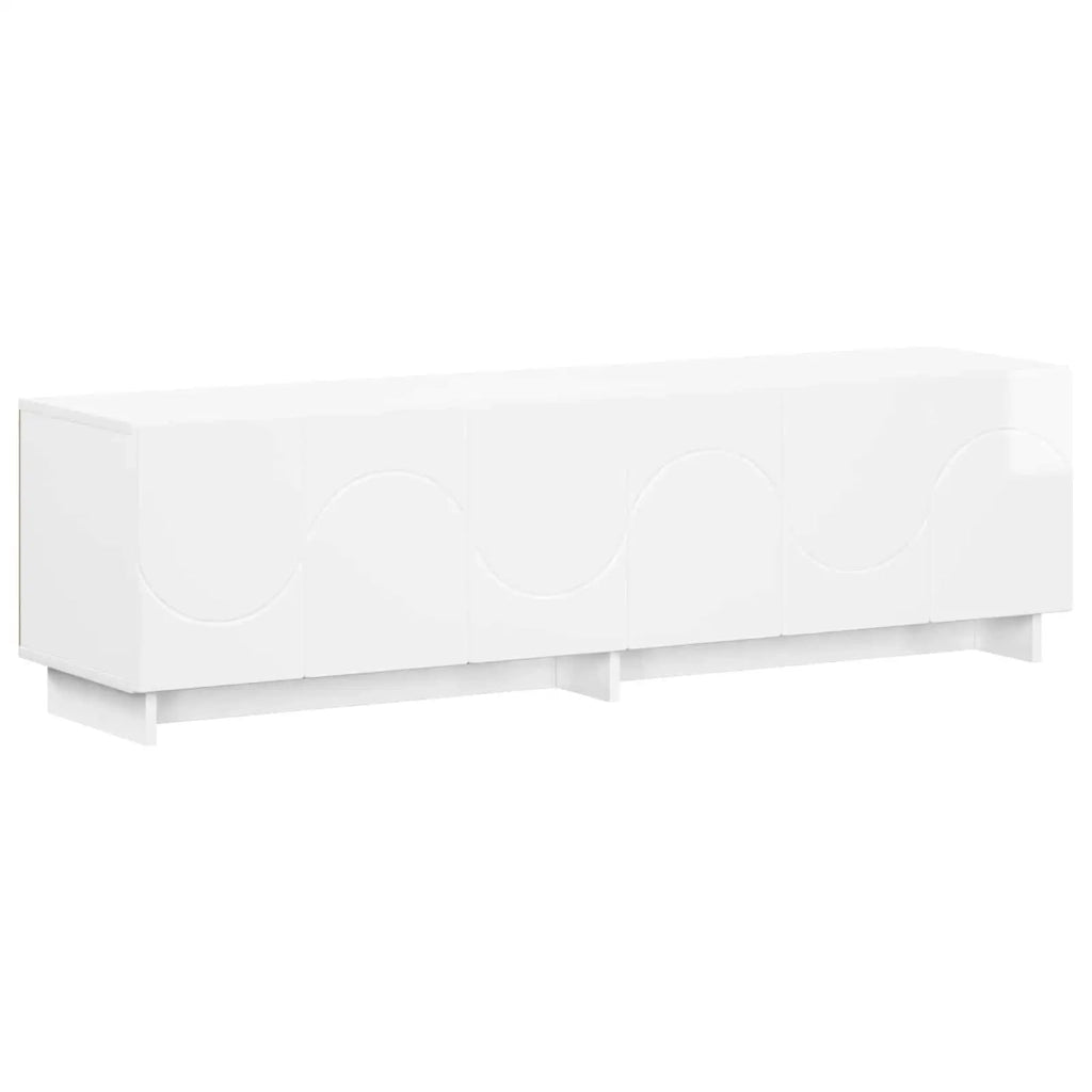 Supporto TV 140 x 34.5 x 40 cm Bianco Lucido 8011580