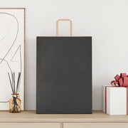 Sacchetti di Carta 250 pz con Manici Neri 32x17x44 cm 4101874