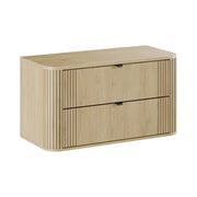 Set da bagno KORI : mobile sottolavabo 100cm + piano lavabo