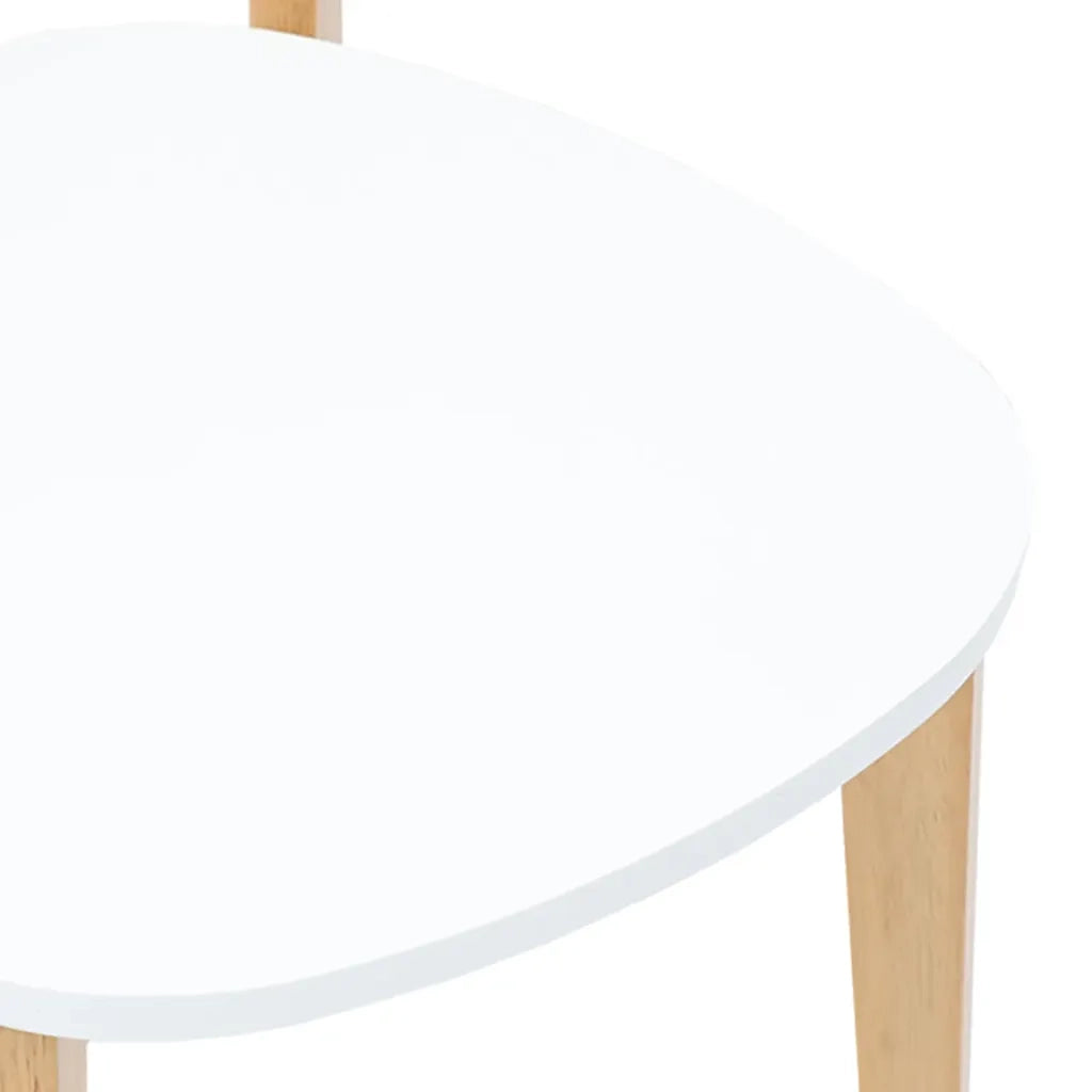 Sedie da Pranzo 2 pz in Legno Massello di Hevea