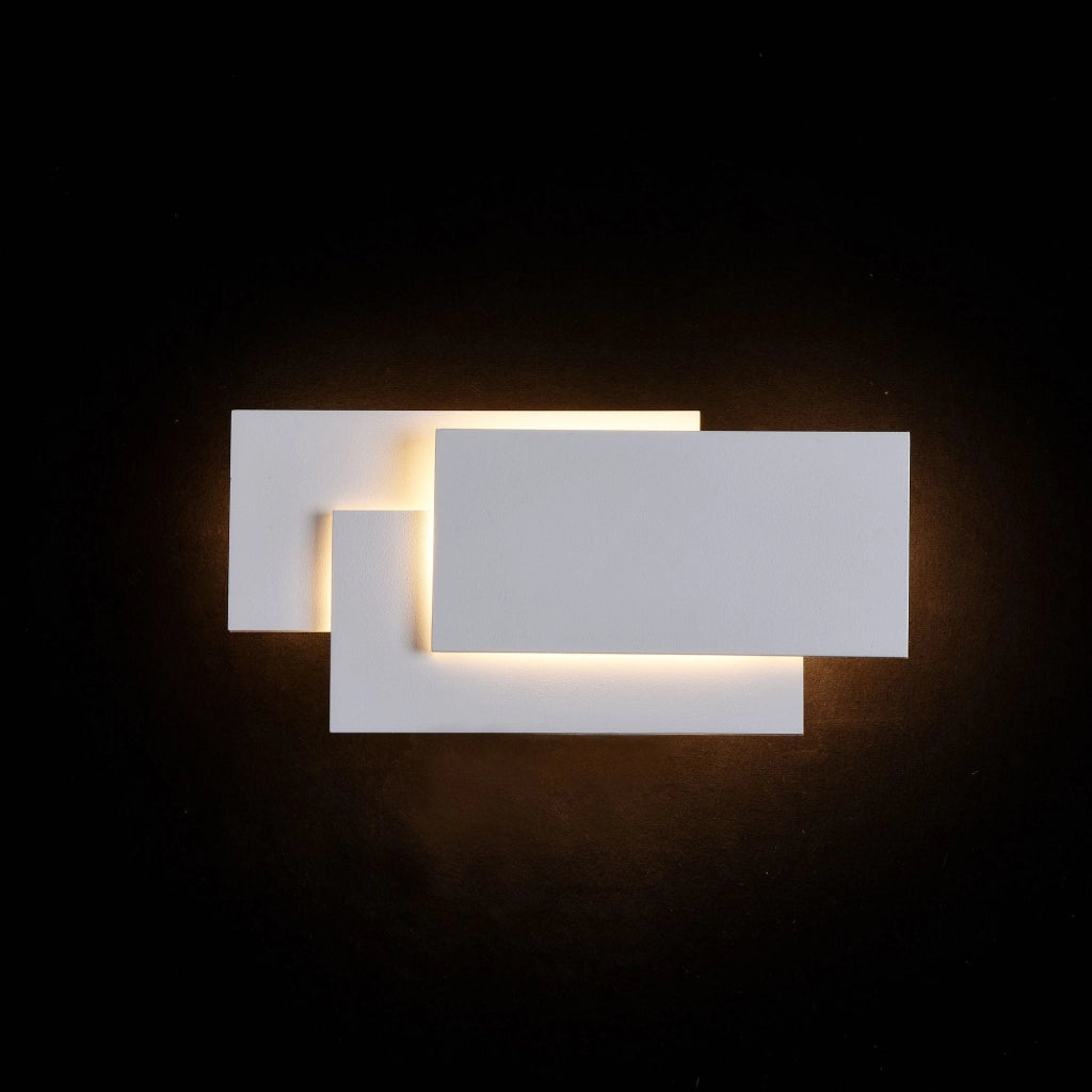 Lampada da parete Ceiling & Wall in Metallo Trame Bianco