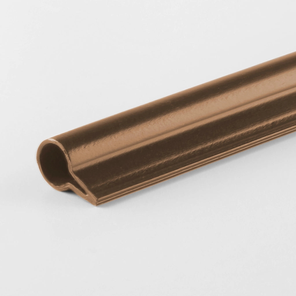 Clip KADAX da 19 cm per nastro per recinzione, ganci per nastro per recinzione, colore marrone, confezione da 6 pezzi