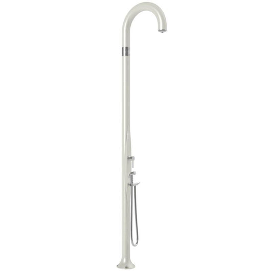 Doccia Tradizionale In Polietilene Funny Yin Top Line Con Doccetta E Miscelatore Colore Perla Bianca Cv-T145-Tl/9400